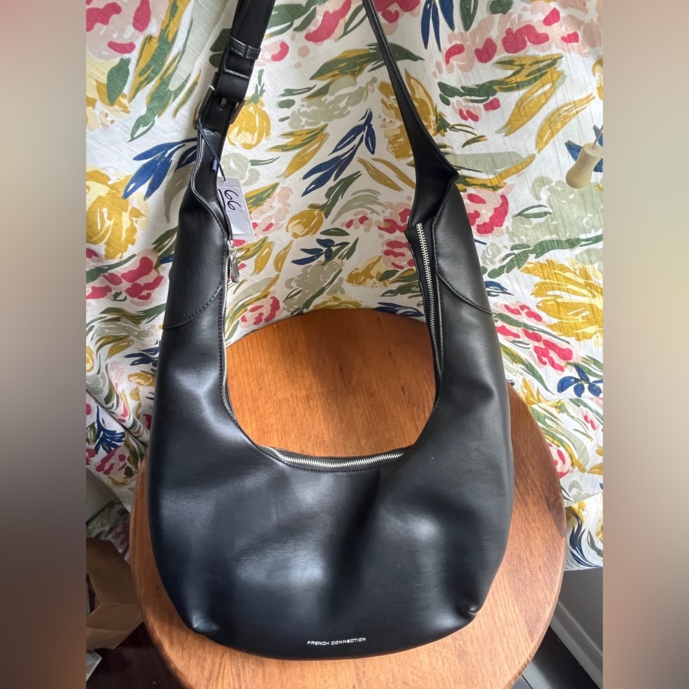 French Connection Layla Half Moon Hobo Bag, NWT, MSRP $128